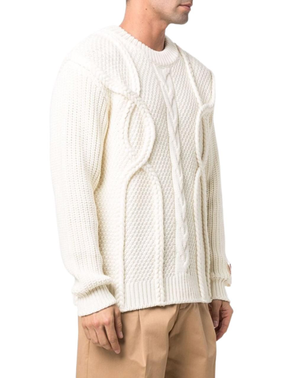 Shop Golden Goose Men's Beige Wool Sweater
