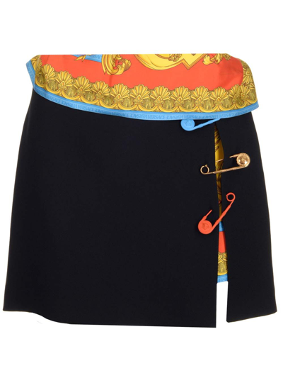 Shop Versace Women's Black Other Materials Skirt