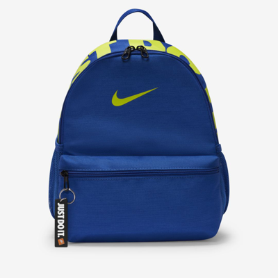 Shop Nike Brasilia Jdi Kids' Backpack In Game Royal,game Royal,atomic Green