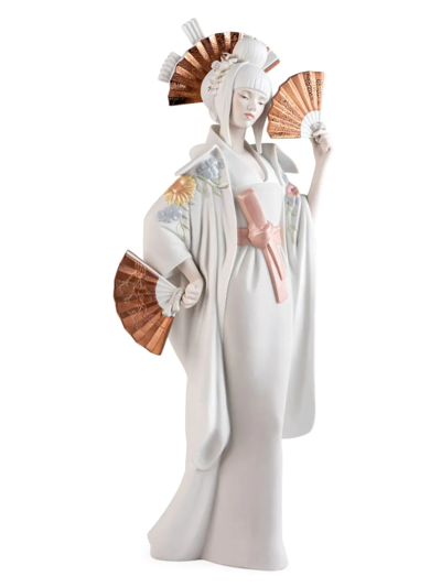 Shop Lladrò Japanese Dancer Porcelain Sculpture