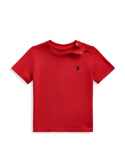 Shop Polo Ralph Lauren Baby Boy's Cotton Jersey T-shirt In Red
