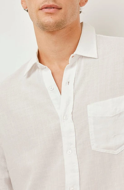 Shop Rails Wyatt Relaxed Fit Solid Button-up Shirt In White