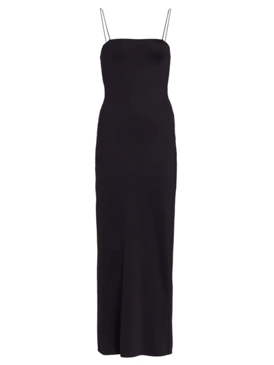 Shop Alice And Olivia Women's Nelle Back Cut-out Maxi Dress In Black
