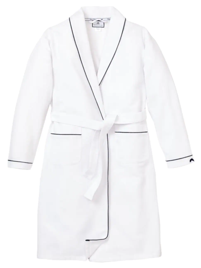 Shop Petite Plume Men's Flannel Robe In White