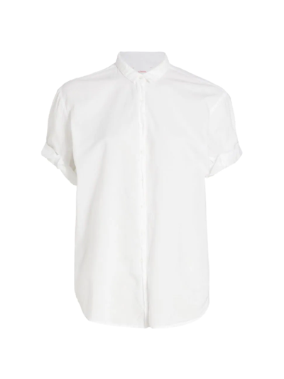 Shop Xirena Women's Channing Cotton Button-up Shirt In White