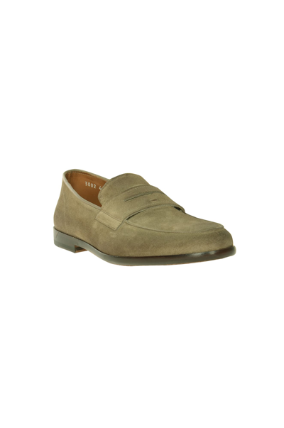 Shop Doucal's Baron Loafers In Coconut