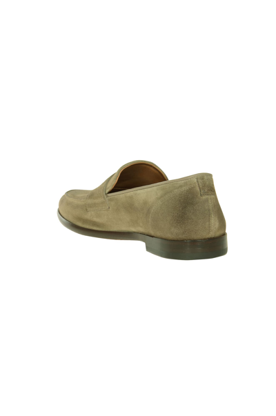 Shop Doucal's Baron Loafers In Coconut