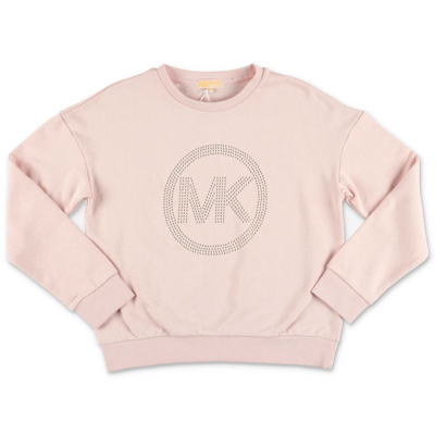 Shop Michael Kors Felpa Rosa In Cotone