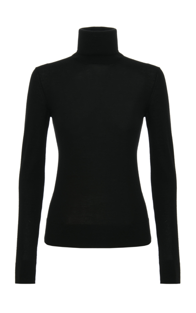 Shop Ralph Lauren Women's Cashmere Turtleneck In Black