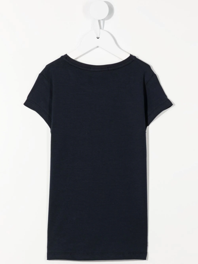 Shop Aigner Logo-print Short-sleeved T-shirt In Blue