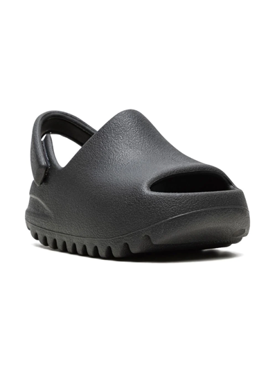 Shop Adidas Originals Yeezy Slide Infant "onyx" Sandals In Black