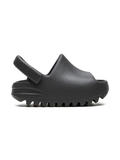 Shop Adidas Originals Yeezy Slide Infant "onyx" Sandals In Black