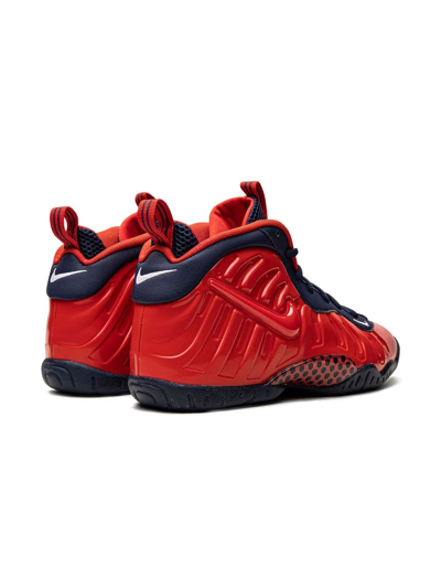 Shop Nike Little Posite Pro "usa" Sneakers In Red