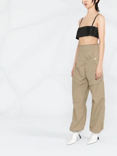 Nué Charlotte Cropped Vest In Black