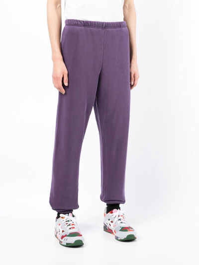 Shop Les Tien Tapered-leg Track Pants In Violett