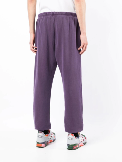 Shop Les Tien Tapered-leg Track Pants In Violett