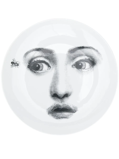 Shop Fornasetti Wall Plate In White