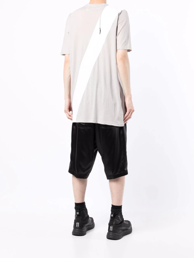 11 By Boris Bidjan Saberi League Graphic-print T-shirt In Grey