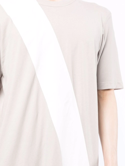 11 By Boris Bidjan Saberi League Graphic-print T-shirt In Grey