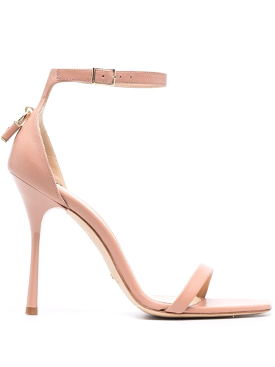Shop Elisabetta Franchi Buckle-fastening Heeled Sandals In Pink