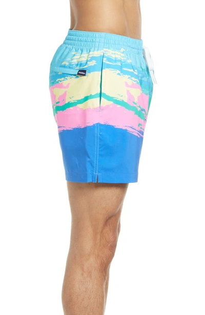 Shop Chubbies 5.5-inch Swim Trunks In The Day Rockets