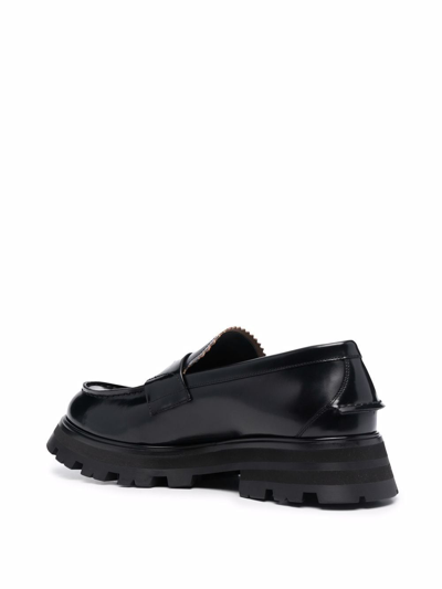 Shop Alexander Mcqueen Flat Shoes Black