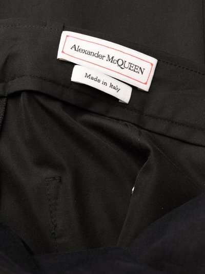 Shop Alexander Mcqueen Trousers Black