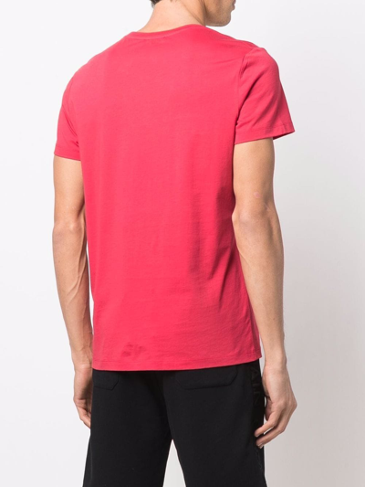 Shop Balmain T-shirts And Polos Red