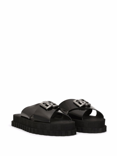 Shop Dolce & Gabbana Sandals Black