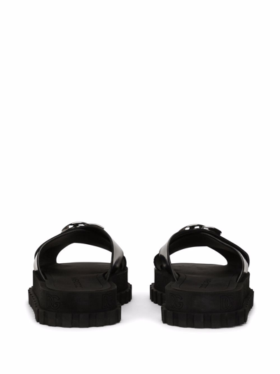 Shop Dolce & Gabbana Sandals Black