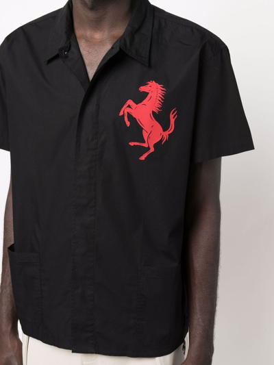 Shop Ferrari Shirts Black