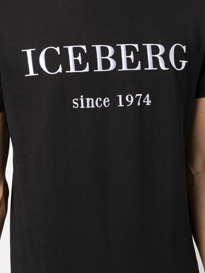 Shop Iceberg T-shirts And Polos Black