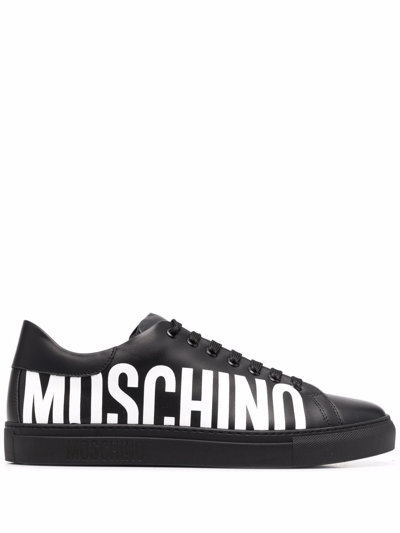 Shop Moschino Sneakers Black
