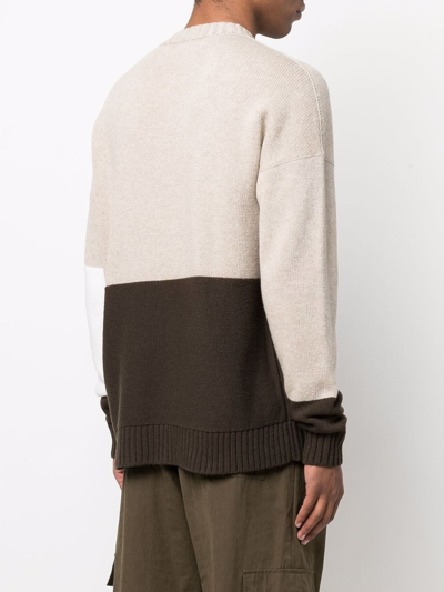 Shop Off-white Off White Sweaters Beige