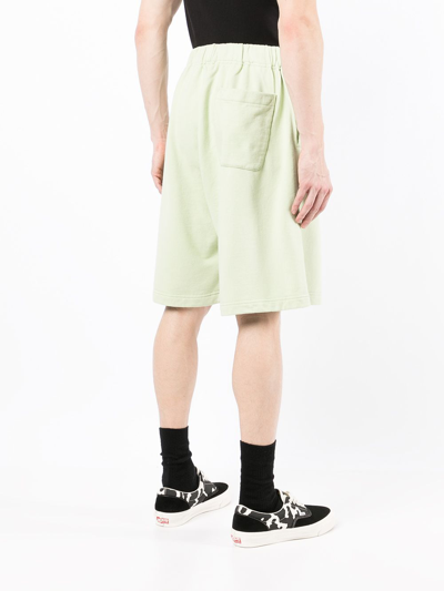 Shop Undercover Shorts In Verde Chiaro