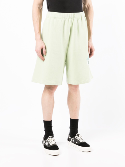 Shop Undercover Shorts In Verde Chiaro
