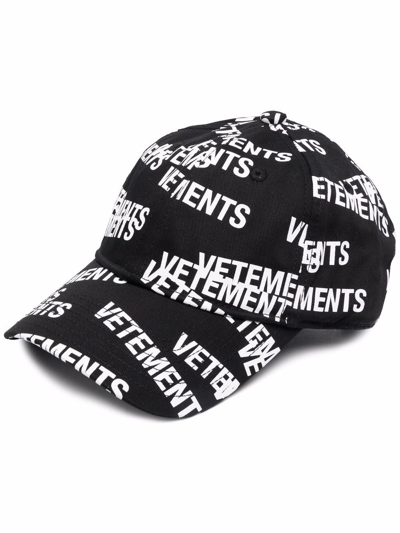 Shop Vetements Hats Black