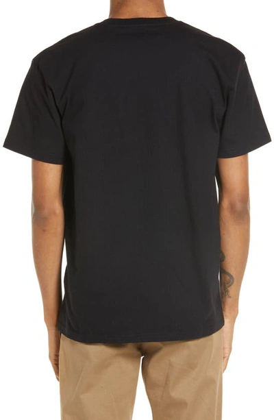 Shop Carhartt Chase Crewneck T-shirt In Black