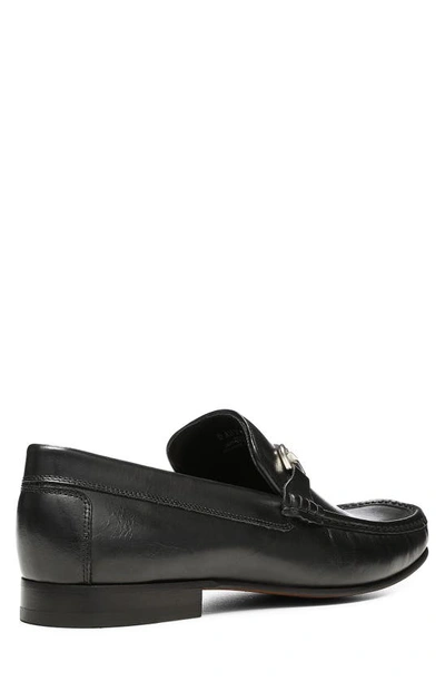 Shop Donald Pliner Leather Bit Loafer In Black