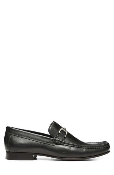 Shop Donald Pliner Leather Bit Loafer In Black