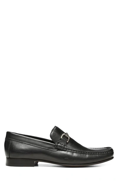 Donald Pliner Leather Bit Loafer In Black