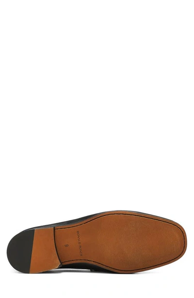Donald Pliner Leather Bit Loafer In Black