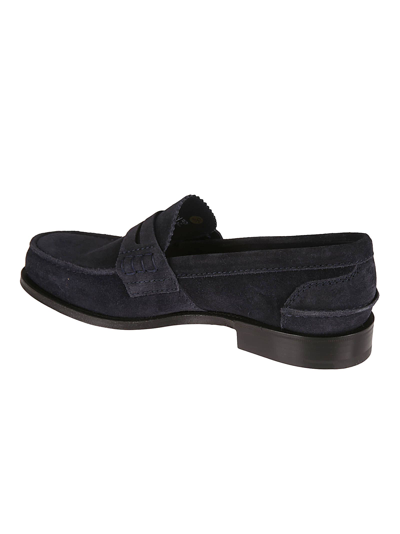 Shop Church's Pembrey Loafers In Navy