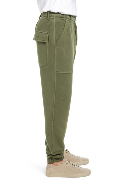 Shop Alex Mill Field French Terry Joggers In Thyme