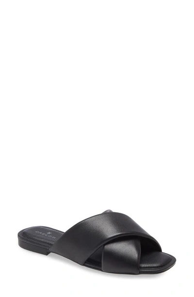 Shop Caslon ® Calla Slide Sandal In Black