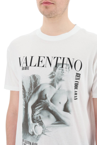 Shop Valentino Archive 1985 Print In White