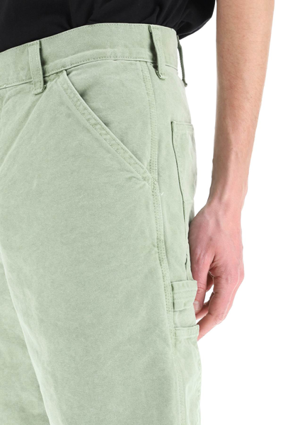 Shop Carhartt Single Knee Bermuda Shorts In Fuchsia