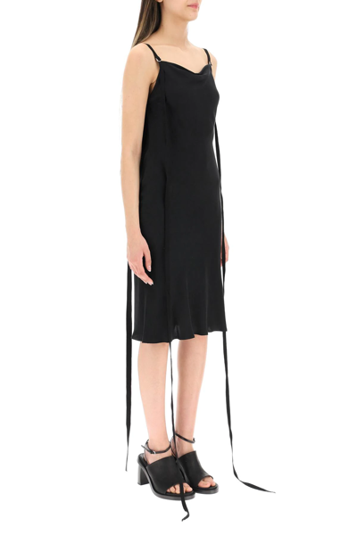 Shop Ann Demeulemeester Caro Knee-length Slip Dress
