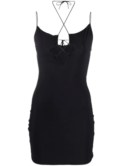 Shop Amazuìn Dress With Cut-out In Black