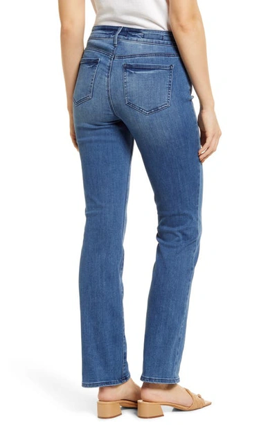 Shop Nydj Marilyn Stretch Straight Leg Jeans In Foundry